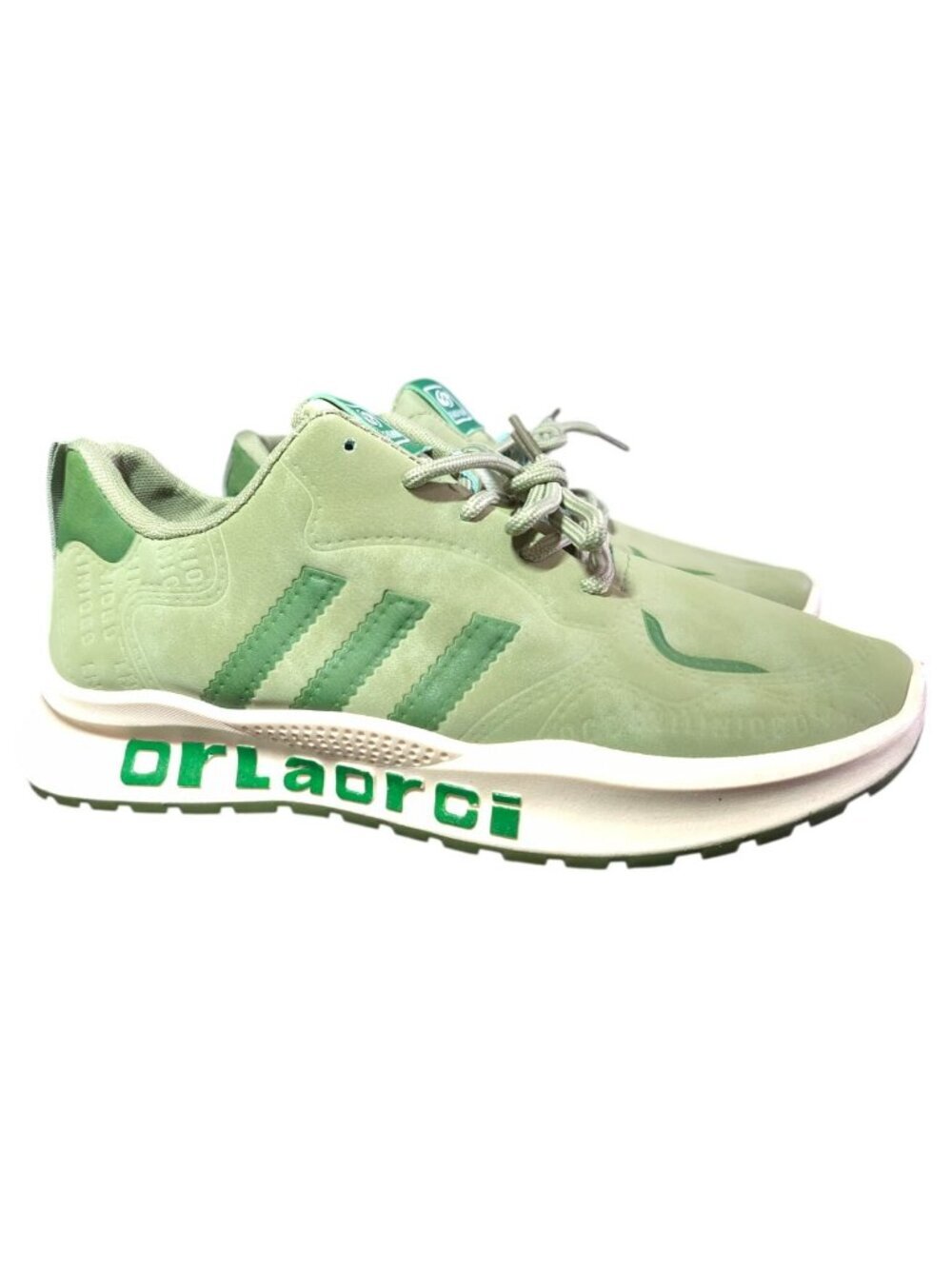 SS Fashion Green Sneakers Mens Size 43 Lightweight Casual Athletic Shoes